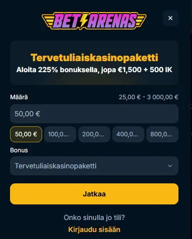 betarenas casino login